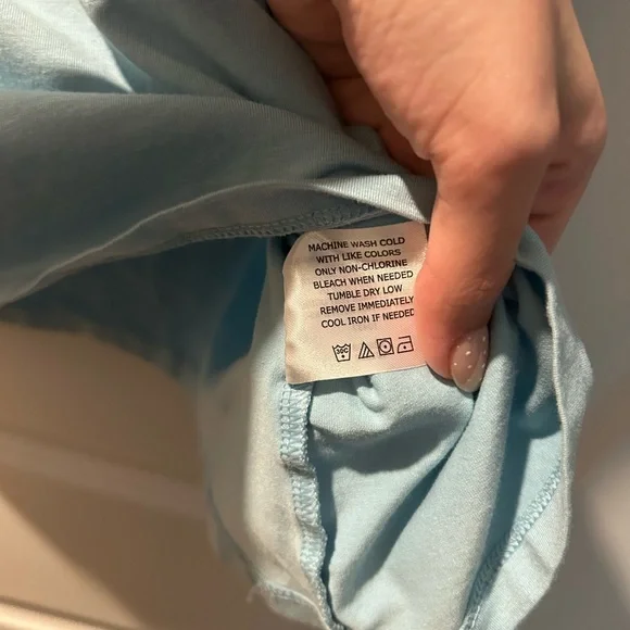 Coolibar women’s Morada Everyday T-Shirt Arctic Blue Small - Picture 4 of 6